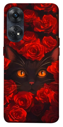 Чехол itsPrint Rose cat для Oppo Reno 8 T 4G