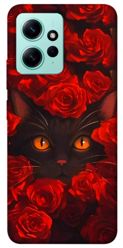 Чехол itsPrint Rose cat для Xiaomi Redmi Note 12 4G