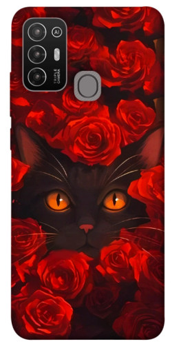 Чехол itsPrint Rose cat для ZTE Blade A52