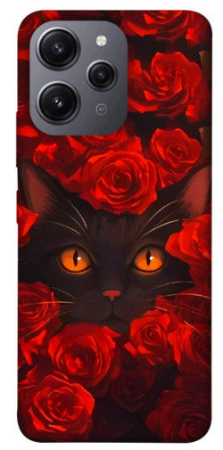Чехол itsPrint Rose cat для Xiaomi Redmi 12
