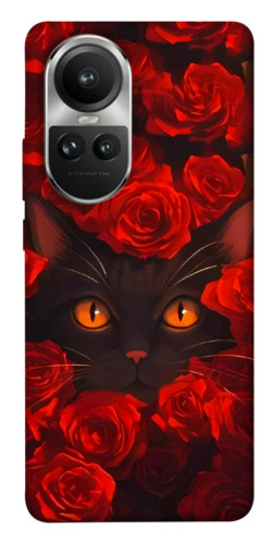 Чохол itsPrint Rose cat для Oppo Reno 10