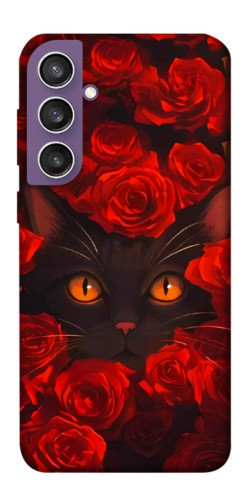 Чехол itsPrint Rose cat для Samsung Galaxy S23 FE