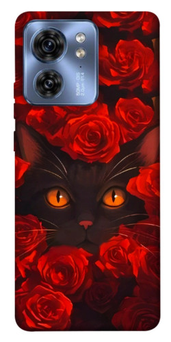 Чехол itsPrint Rose cat для Motorola Edge 40