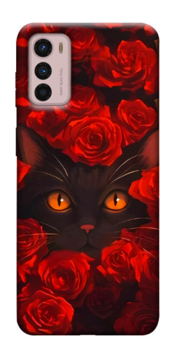 Чехол itsPrint Rose cat для Motorola Moto G42
