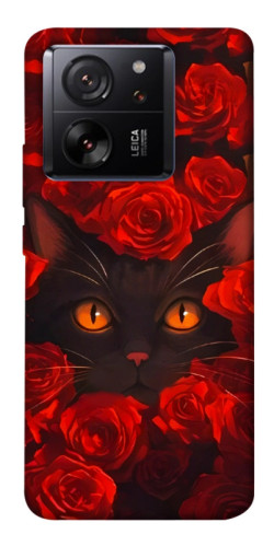 Чехол itsPrint Rose cat для Xiaomi 13T