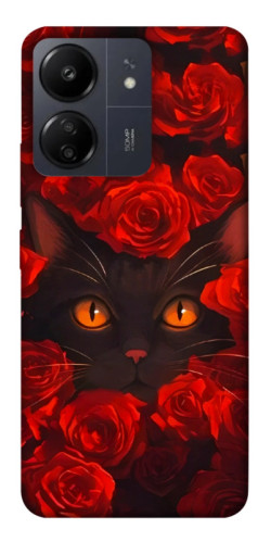 Чехол itsPrint Rose cat для Xiaomi Redmi 13C