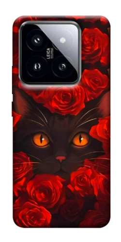 Чехол itsPrint Rose cat для Xiaomi 14 Pro