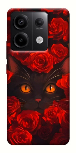 Чехол itsPrint Rose cat для Xiaomi Redmi Note 13 Pro 4G