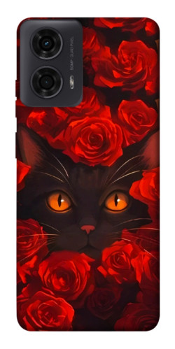 Чехол itsPrint Rose cat для Motorola Moto G24