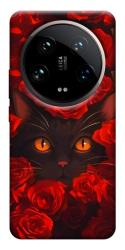 Чехол itsPrint Rose cat для Xiaomi 14 Ultra