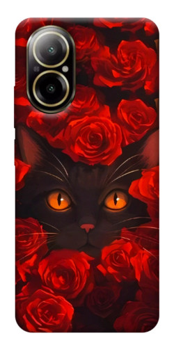 Чехол itsPrint Rose cat для Realme C67 4G