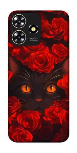 Чехол itsPrint Rose cat для ZTE Blade A73 4G
