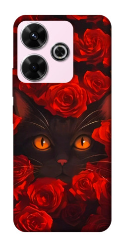 Чехол itsPrint Rose cat для Xiaomi Redmi 13 4G / Poco M6 4G