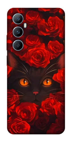 Чехол itsPrint Rose cat для Realme C65 4G