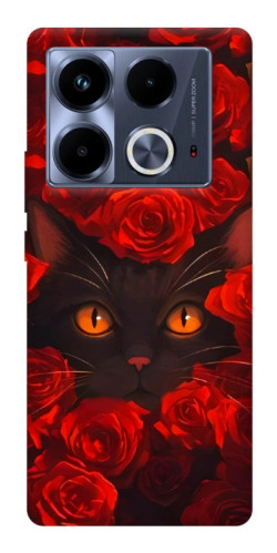 Чехол itsPrint Rose cat для Infinix Note 40 4G