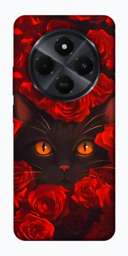 Чехол itsPrint Rose cat для Xiaomi Redmi 14C / Poco C75