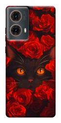 Чехол itsPrint Rose cat для Motorola Moto G85