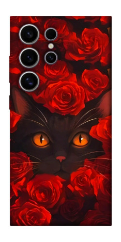 Чехол itsPrint Rose cat для Samsung Galaxy S25 Ultra