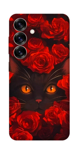 Чохол itsPrint Rose cat для Samsung Galaxy S25+