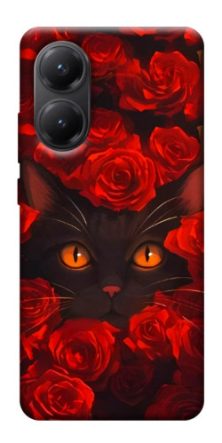 Чехол itsPrint Rose cat для Xiaomi Poco X7 Pro