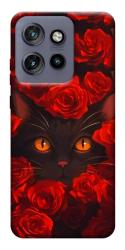 Чехол itsPrint Rose cat для Motorola Edge 50 Neo