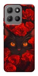 Чехол itsPrint Rose cat для Motorola Moto G15 4G