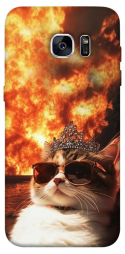 Чехол itsPrint Cat explosion для Samsung G935F Galaxy S7 Edge