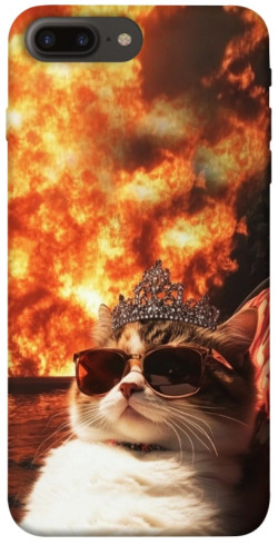 Чехол itsPrint Cat explosion для Apple iPhone 7 plus / 8 plus (5.5")