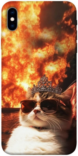 Чехол itsPrint Cat explosion для Apple iPhone X (5.8")