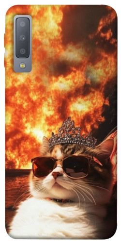 Чехол itsPrint Cat explosion для Samsung A750 Galaxy A7 (2018)