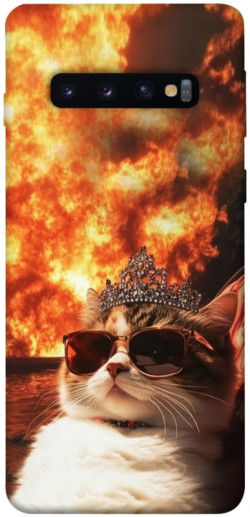 Чохол itsPrint Cat explosion для Samsung Galaxy S10