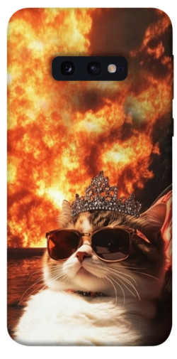 Чехол itsPrint Cat explosion для Samsung Galaxy S10e