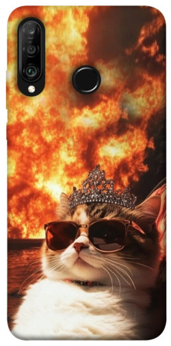 Чехол itsPrint Cat explosion для Huawei P30 lite