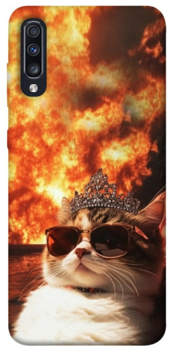 Чехол itsPrint Cat explosion для Samsung Galaxy A70 (A705F)