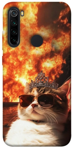 Чехол itsPrint Cat explosion для Xiaomi Redmi Note 8