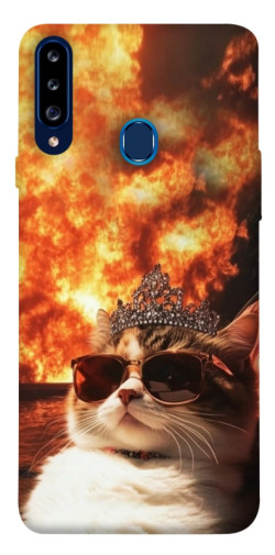 Чехол itsPrint Cat explosion для Samsung Galaxy A20s