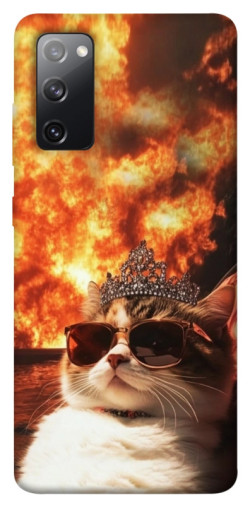 Чехол itsPrint Cat explosion для Samsung Galaxy S20 FE