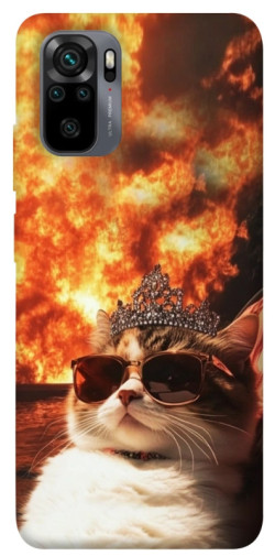 Чохол itsPrint Cat explosion для Xiaomi Redmi Note 10 / Note 10s