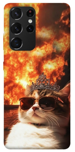 Чохол itsPrint Cat explosion для Samsung Galaxy S21 Ultra