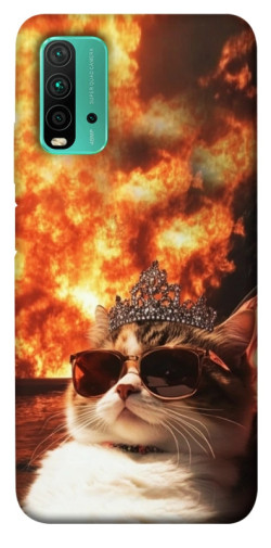 Чехол itsPrint Cat explosion для Xiaomi Redmi Note 9 4G / Redmi 9 Power / Redmi 9T