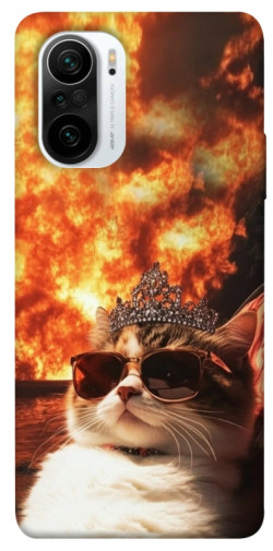 Чохол itsPrint Cat explosion для Xiaomi Redmi K40 / K40 Pro / K40 Pro+ / Poco F3