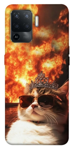 Чохол itsPrint Cat explosion для Oppo Reno 5 Lite