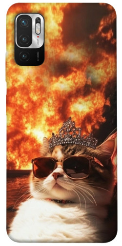 Чохол itsPrint Cat explosion для Xiaomi Redmi Note 10 5G