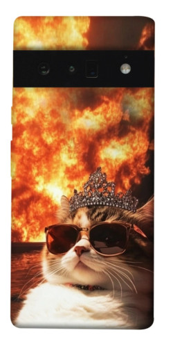 Чехол itsPrint Cat explosion для Google Pixel 6 Pro