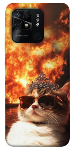 Чохол itsPrint Cat explosion для Xiaomi Redmi 10C