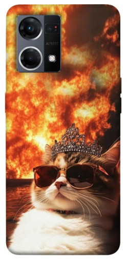 Чохол itsPrint Cat explosion для Oppo Reno 7 4G