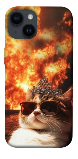 Чехол itsPrint Cat explosion для Apple iPhone 14 (6.1")