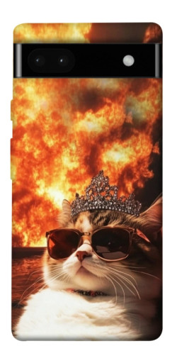 Чехол itsPrint Cat explosion для Google Pixel 6a