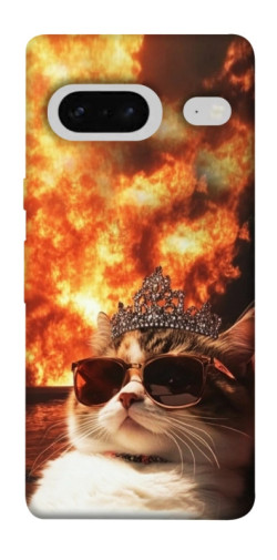 Чехол itsPrint Cat explosion для Google Pixel 7