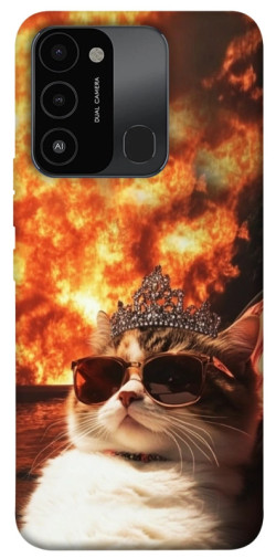 Чехол itsPrint Cat explosion для Tecno Spark Go 2022 (KG5m)